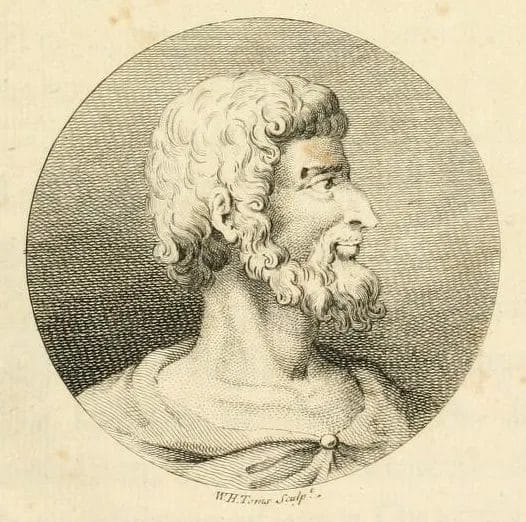 Roman copy image page for Callimachus, the Greek poet whose piece Catullus adapted.