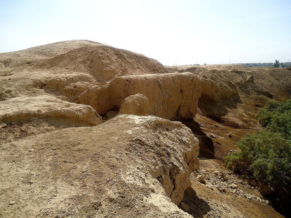 Ruins of ancient Mesopotamia.