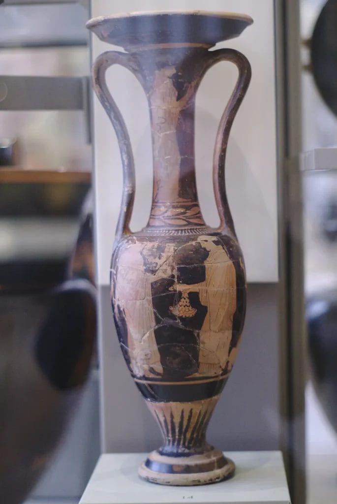 Attic loutrophoros with bridal scene, Fitzwilliam
