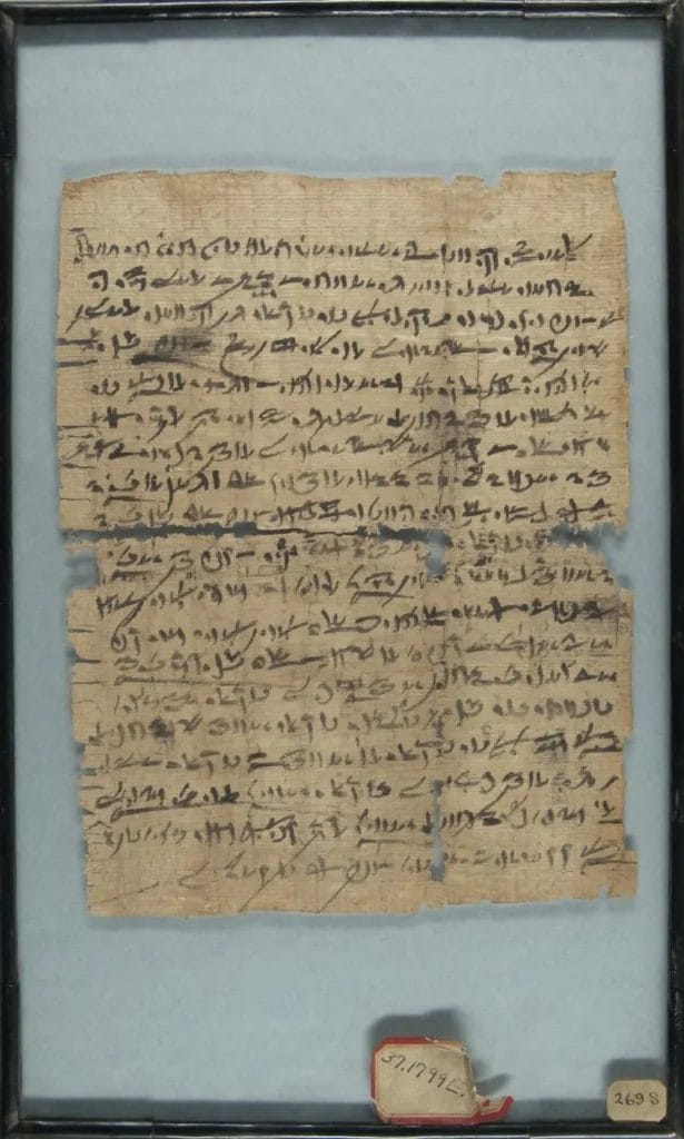 Brooklyn Museum abnormal hieratic papyrus