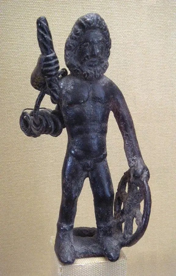 Sculpture used to show the thunderer adopting a local wheel symbol while keeping the strike role.