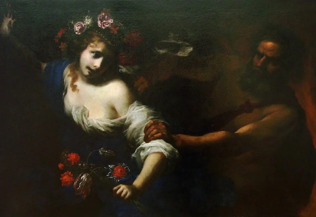 Hades in Greek myth: Hades and Persephone enthroned