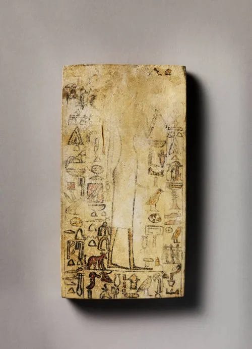 Carlos Museum stela with letter to the dead