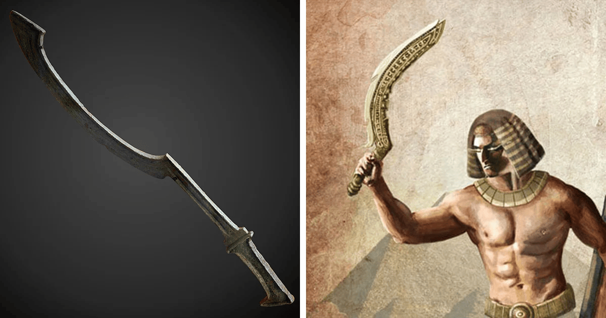 The Khopesh Egypt’s Sickle-Sword for Hooking Shields