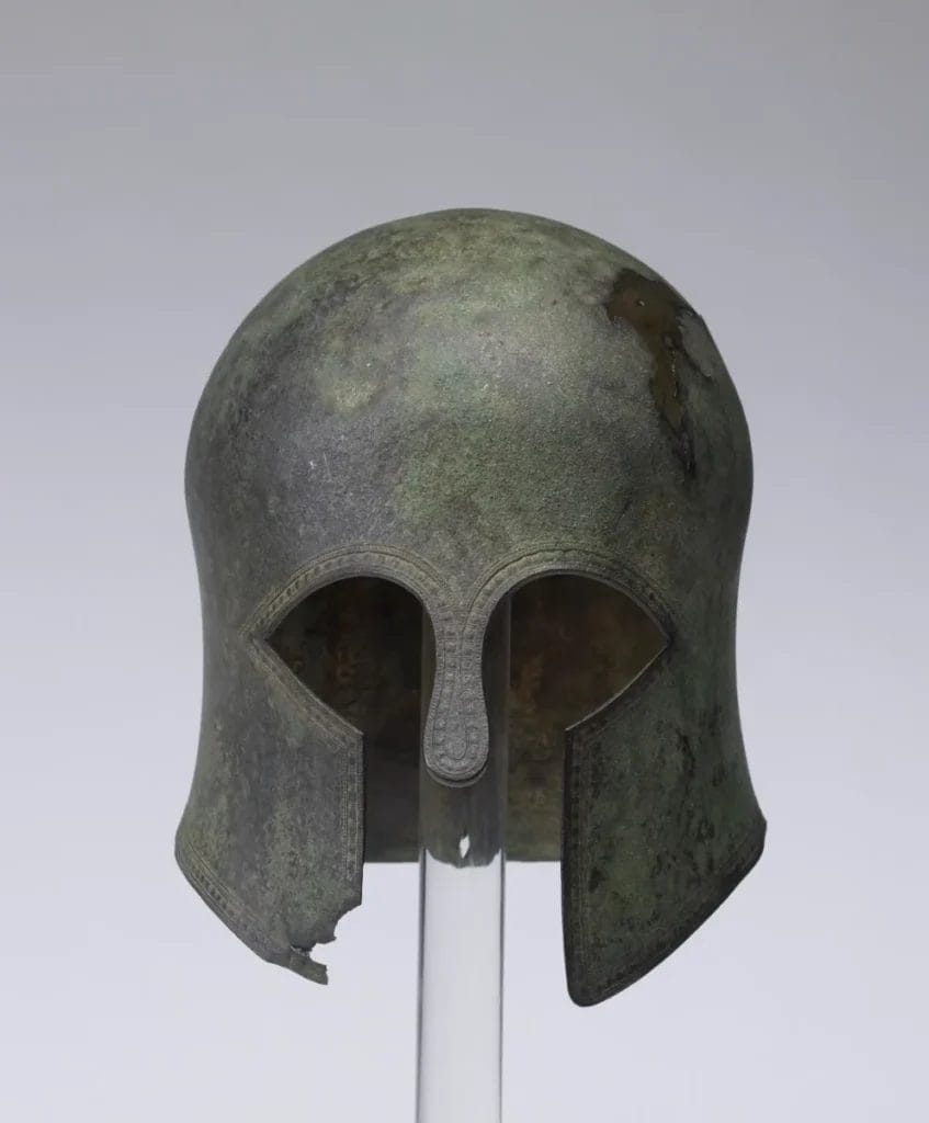 Dacian falx Roman helmet armor evolution ancient warfare bronze military equipment protective gear
