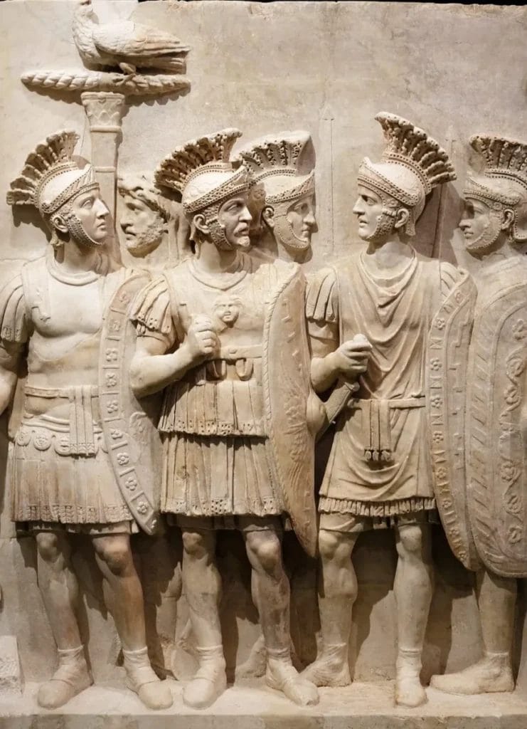 Caligula assassination Praetorian conspiracy relief
