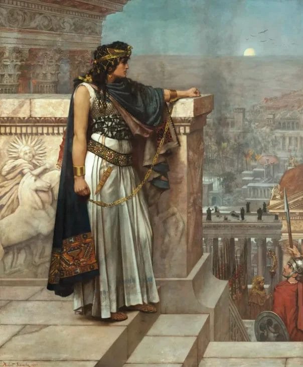 Palmyrene Empire defeat and capture