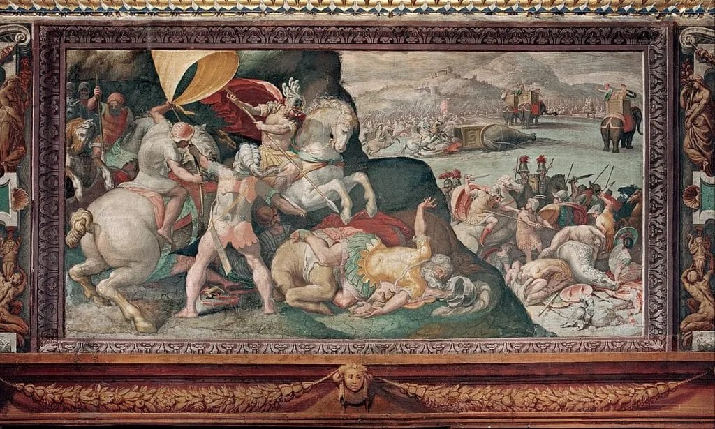 Hannibal defeat at Zama led to exile and eventual suicide in Bithynia