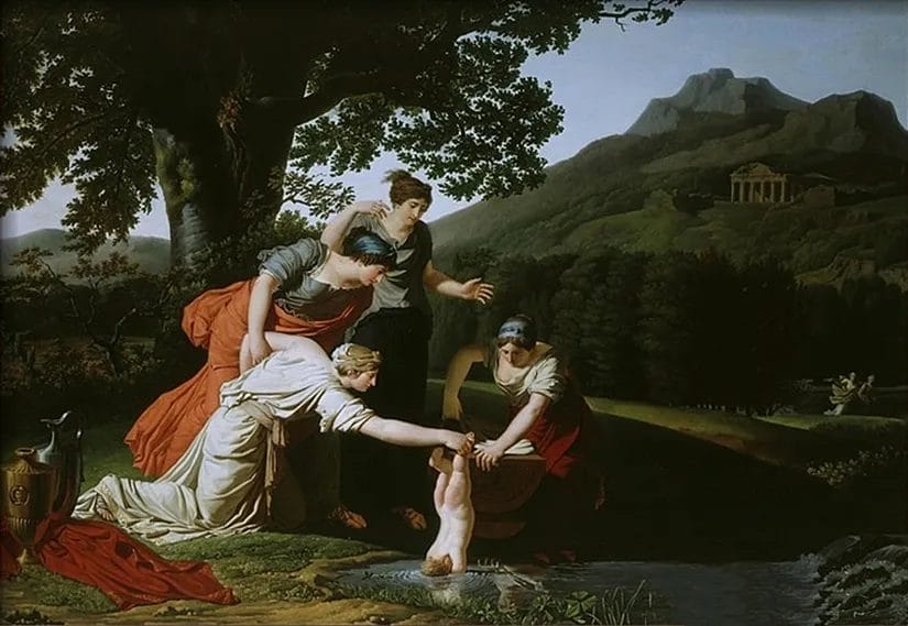 Achilles Styx heel vulnerable spot Thetis Roman myth