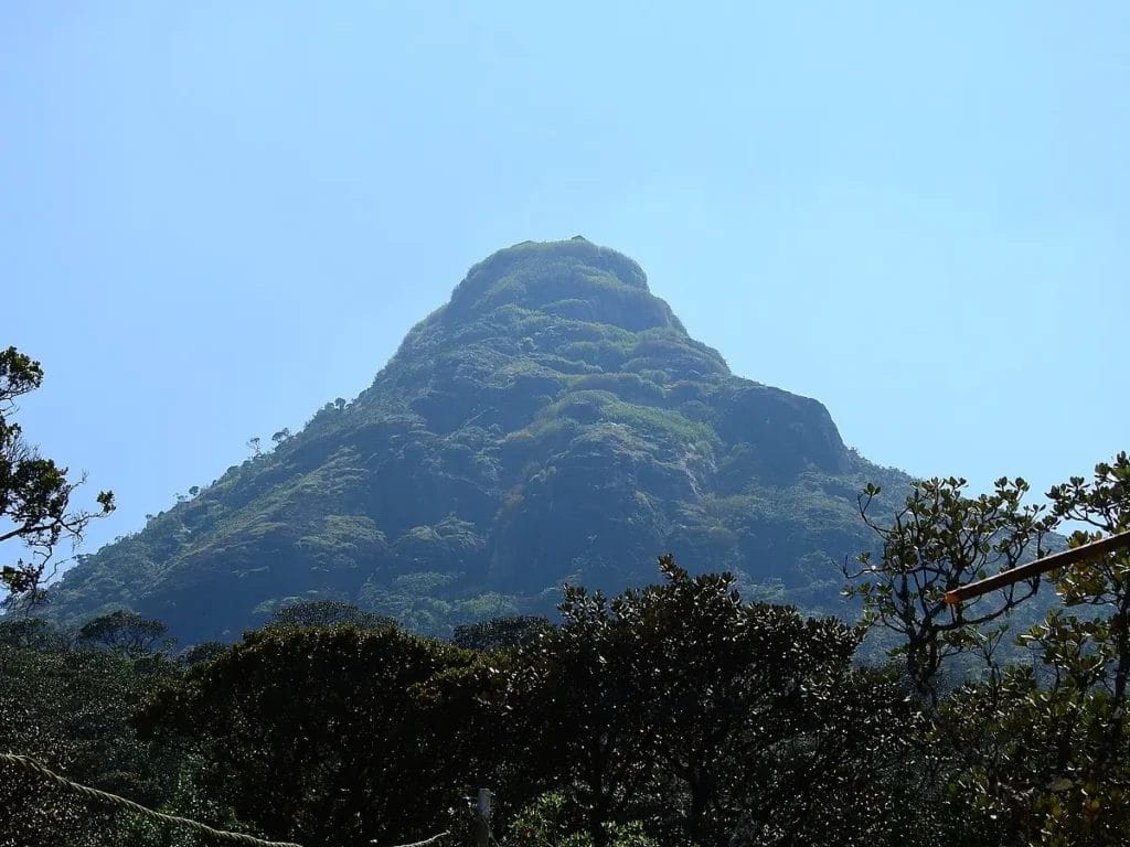 Adam's Peak Sri Pada mountain Sri Lanka sacred