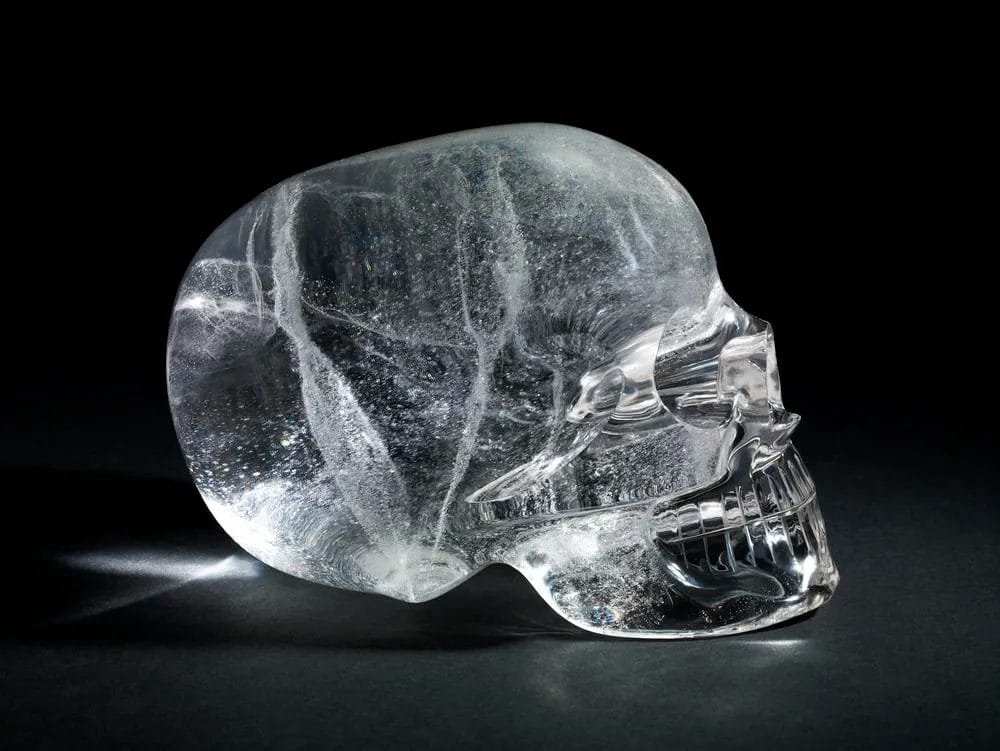 Crystal skull British Museum hoax 19th century fake artifact