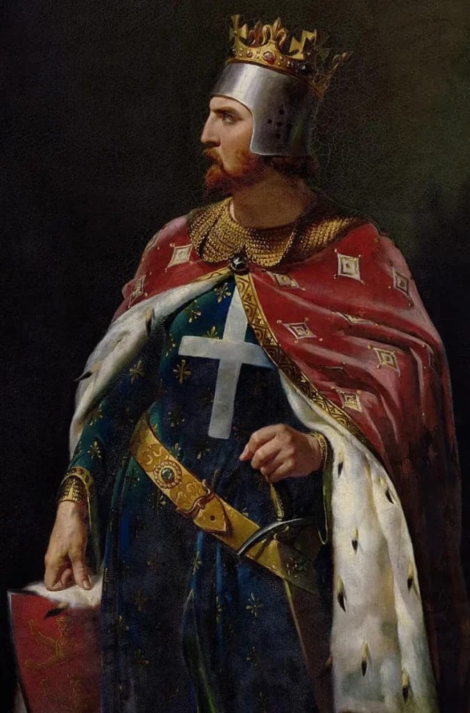 Richard Lionheart Coeur de Lion portrait painting