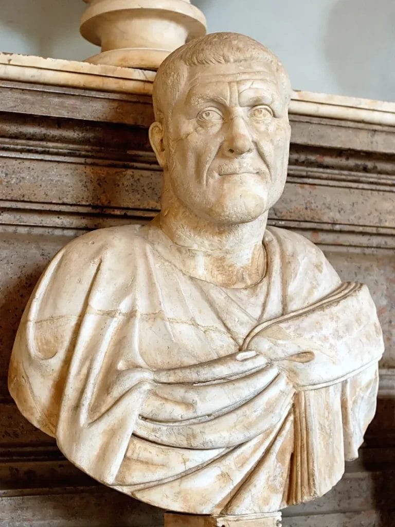Portrait of Maximinus Thrax, the soldier emperor killed by his own troops during the siege of Aquileia